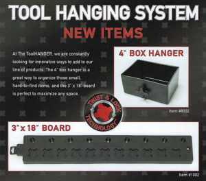 tool hanging system